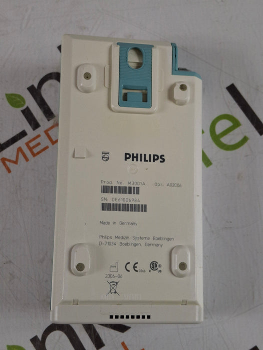 Philips M3001A-A02C06 OxiMax SpO2, NIBP, ECG, Temp, IBP MMS Module