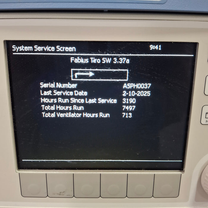 Draeger Medical Fabius Tiro Anesthesia Machine