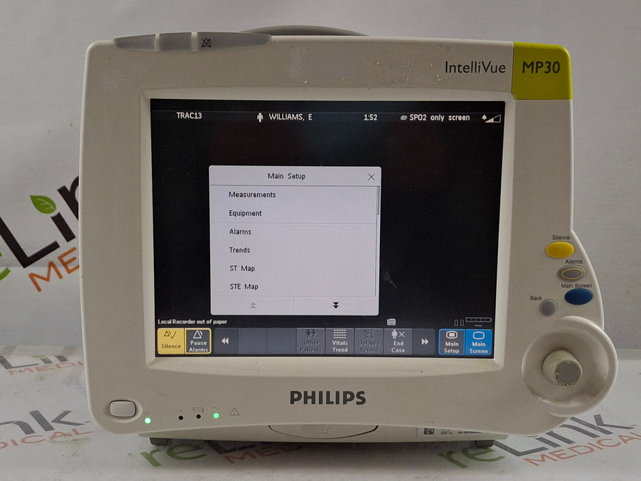 Philips IntelliVue MP30 Patient Monitor