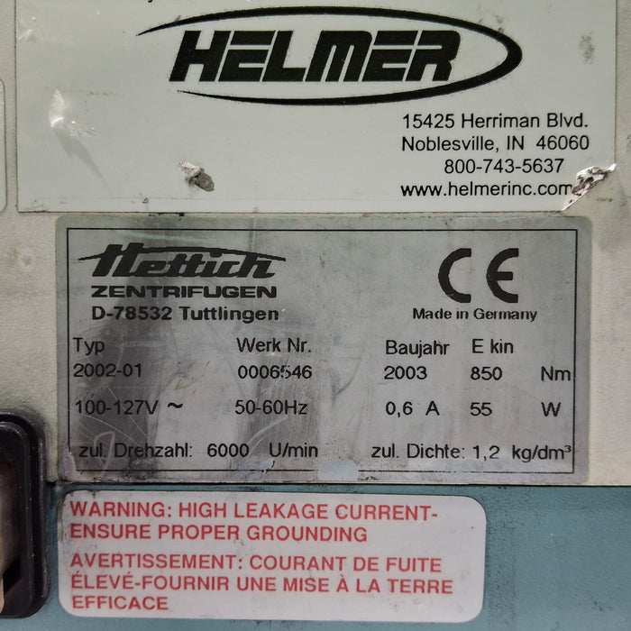 Hettich EBA 20 Centrifuge