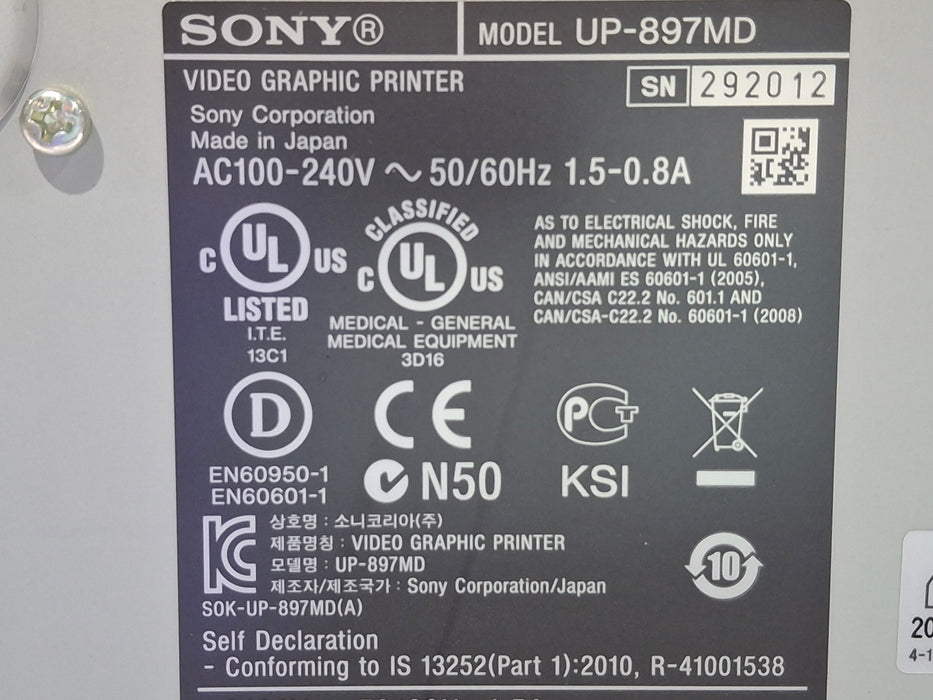 Sony UP-897MD Imager / Printer