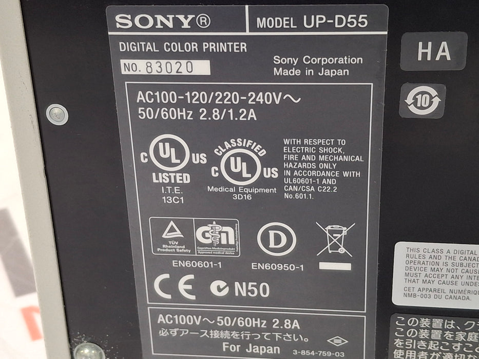 Sony UP-D55 Imager / Printer