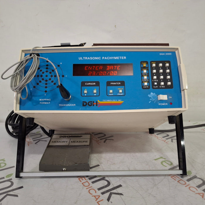 DGH Technology Inc. DGH 2000 Ultrasonic Pachymeter