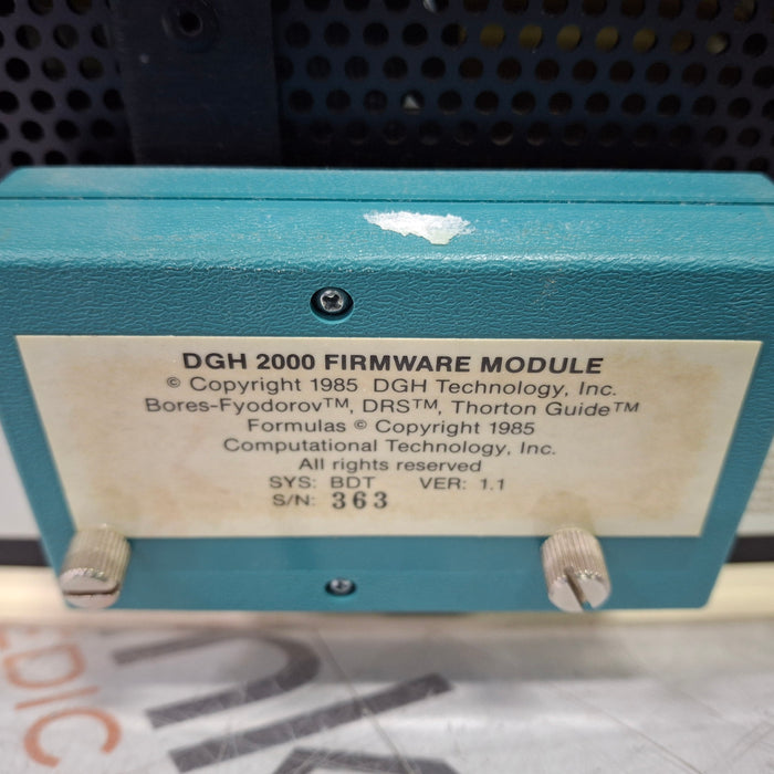 DGH Technology Inc. DGH 2000 Ultrasonic Pachymeter