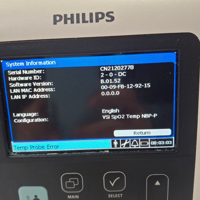 Philips SureSigns VSi Vital Signs Monitor