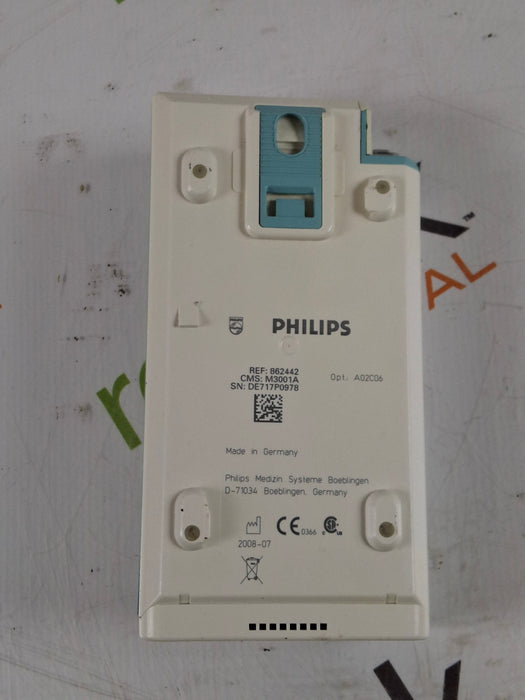 Philips M3001A-A02C06 OxiMax SpO2, NIBP, ECG, Temp, IBP MMS Module