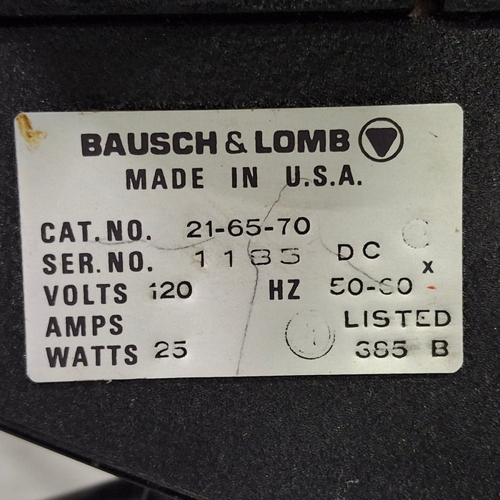 Bausch and Lomb 21-65-70 Lensometer