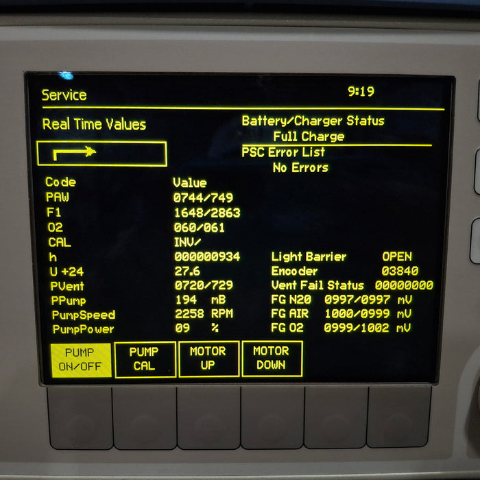 Draeger Medical Fabius Tiro Anesthesia Machine