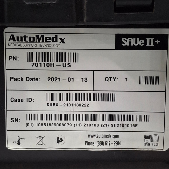 Automedx SAVe II + Automated Ventilator