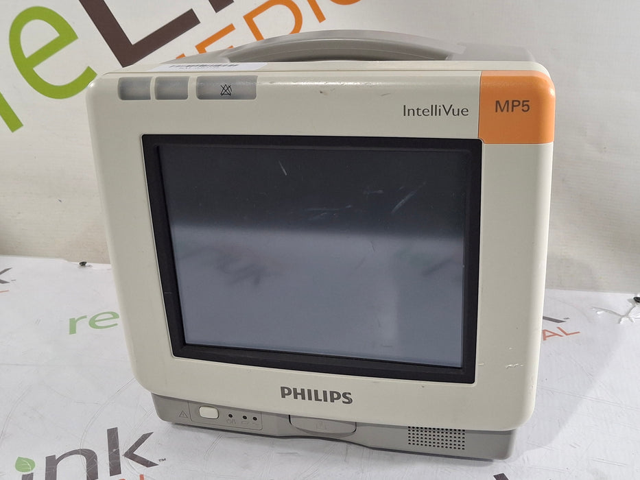 Philips Intellivue MP5 - ECG, Fast SpO2, NIBP, Press, Temp Patient Monitor