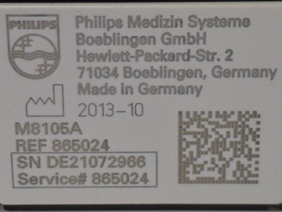 Philips Intellivue MP5 - ECG, Fast SpO2, NIBP, Press, Temp Patient Monitor