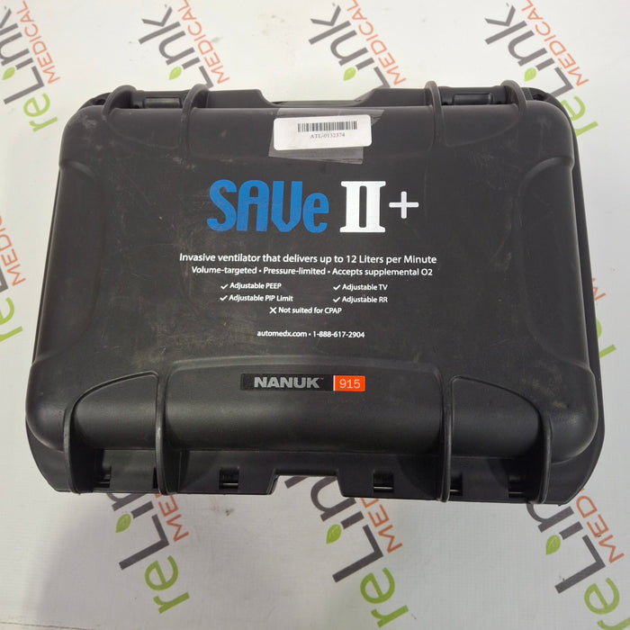 Automedx SAVe II Simplified Automated Ventilator