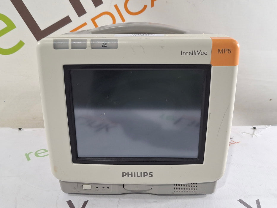 Philips Intellivue MP5 - ECG, Fast SpO2, NIBP, Press, Temp Patient Monitor