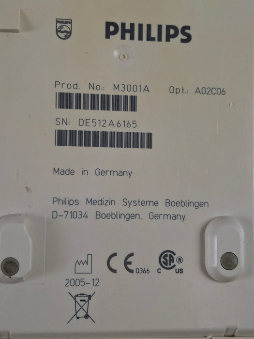 Philips M3001A-A02C06 OxiMax SpO2, NIBP, ECG, Temp, IBP MMS Module