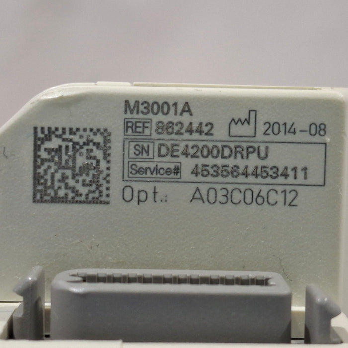Philips M3001A-A03C06C12 Masimo SpO2, NIBP, 12 lead ECG, Temp, IBP MMS Module