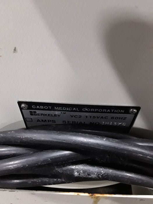 Cabot Medical Berkeley VC-2 Vacuum Curettage System