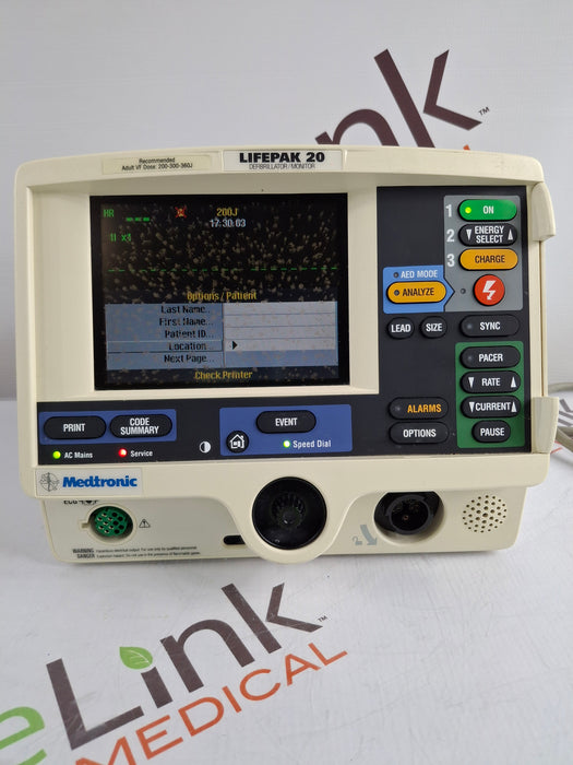 Physio-Control LifePak 20 Defibrillator