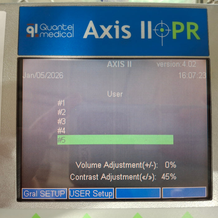 Quantel Medical Axis-II PR Ultrasound A-Scan Biometer