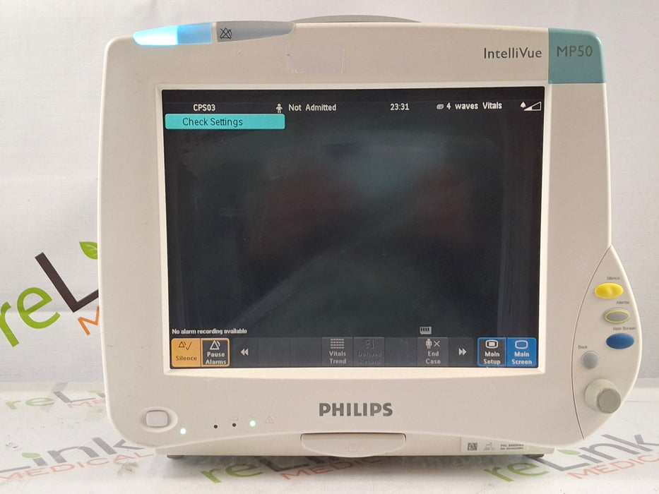 Philips IntelliVue MP50 Patient Monitor