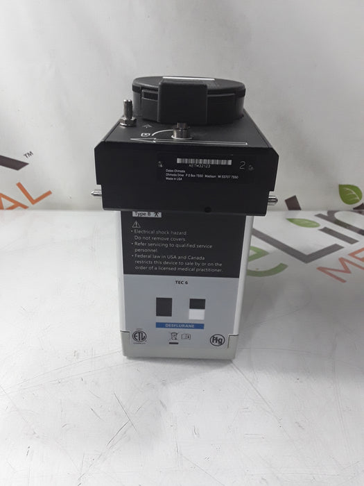 Datex-Ohmeda Tec 6 Plus Desflurane Vaporizer