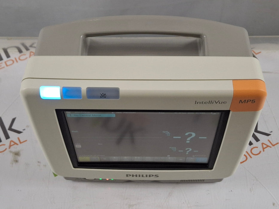 Philips Intellivue MP5 - ECG, OxiMax SpO2, NIBP Patient Monitor