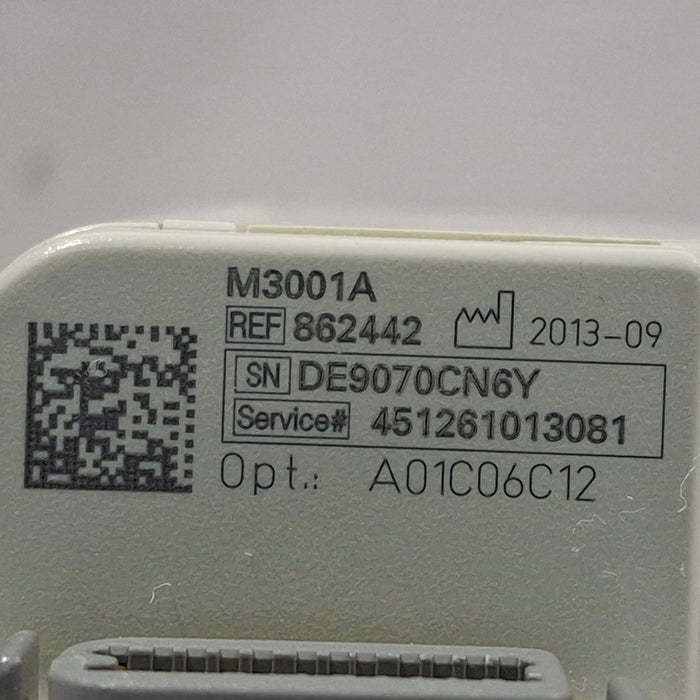 Philips M3001A-A01C06C12 Fast SpO2, NIBP, 12 lead ECG, Temp, IBP MMS Module