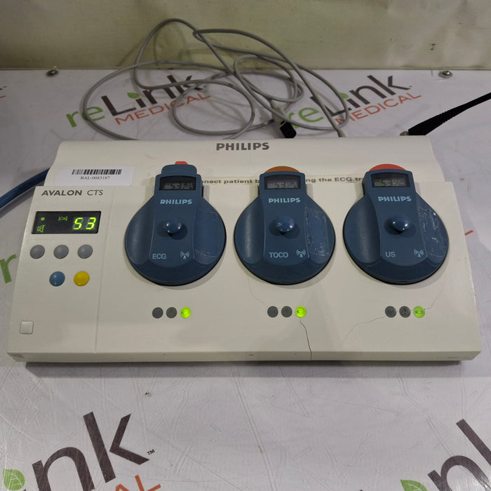 Philips Avalon M2720A CTS w/Transducers Base Station