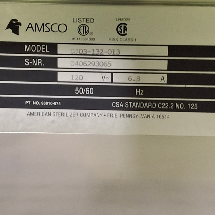 Steris Amsco DJ03 Blanket Warmer