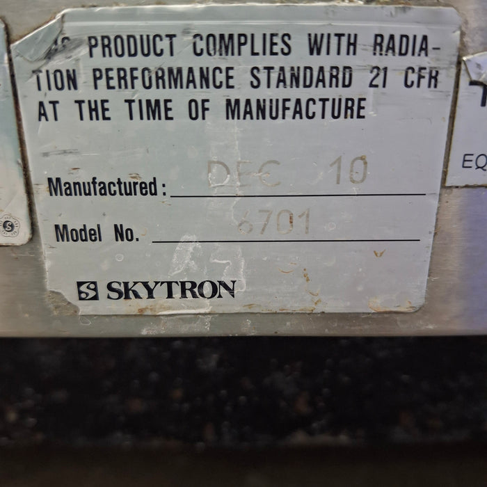 Skytron 6701 Hercules Surgical Table