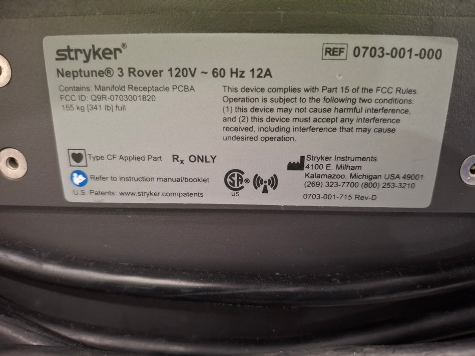 Stryker Neptune 3 Waste Management System