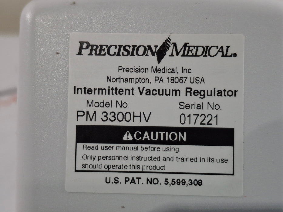 Precision Medical PM3300HV Intermittent Vacuum Regulator