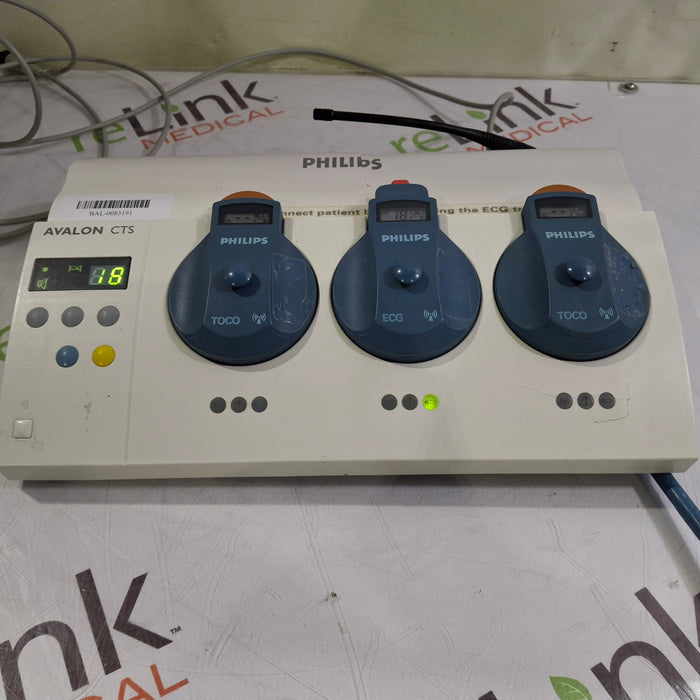 Philips Avalon M2720A CTS w/Transducers Base Station