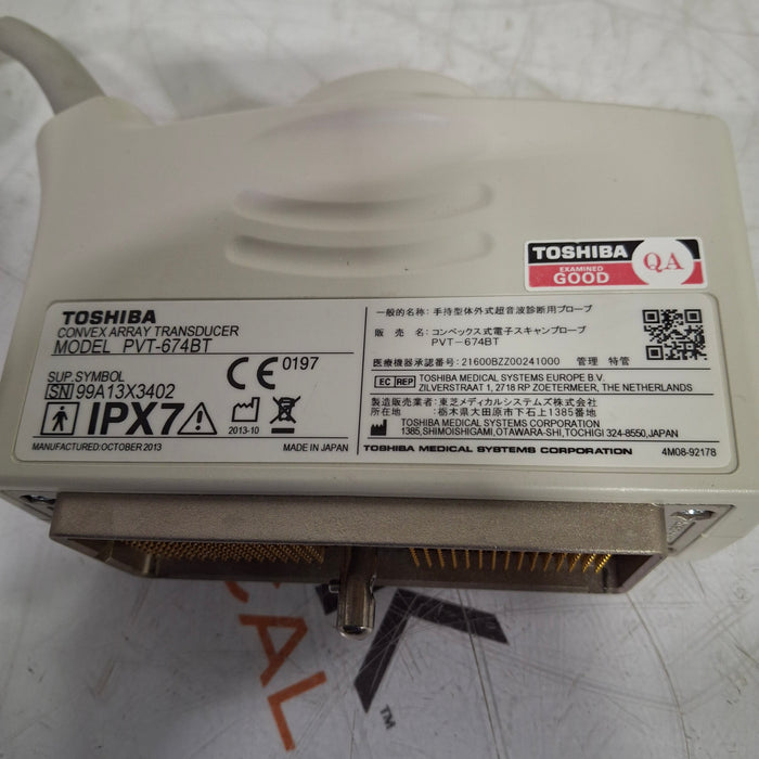 Toshiba PVT-674BT Convex Ultrasound Transducer
