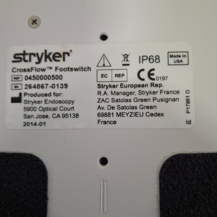 Stryker Crossflow Foot Switch