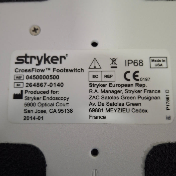 Stryker Crossflow Foot Switch
