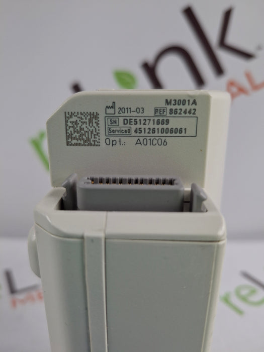 Philips M3001A-A01C06 Fast SpO2, NIBP, ECG, Temp, IBP MMS Module