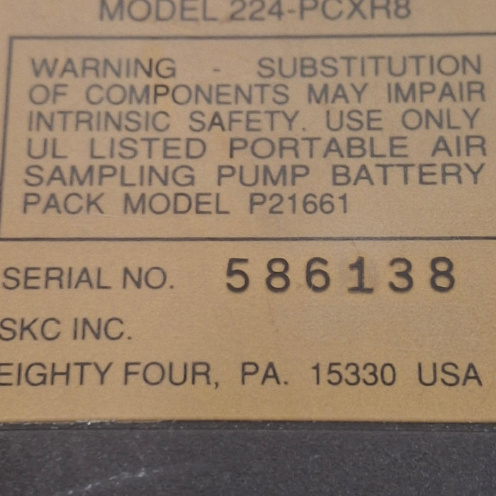 SKC AirCheck 224-PCXR8 Sample Pump