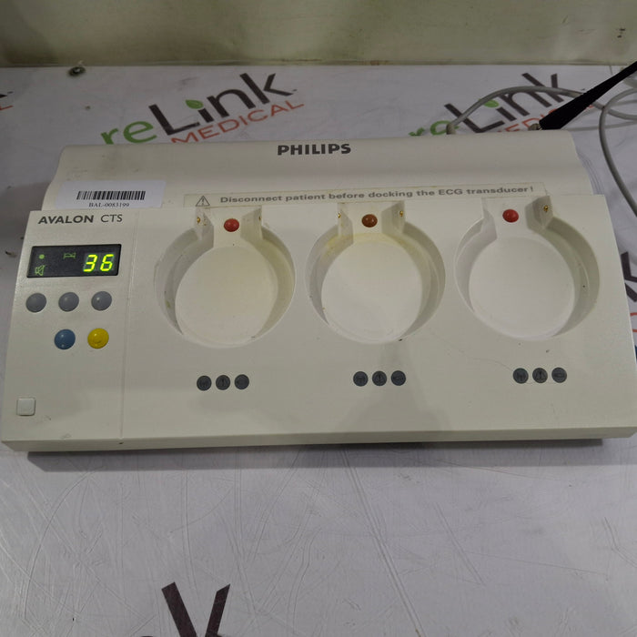 Philips Avalon M2720A CTS Fetal Transducer Base Station