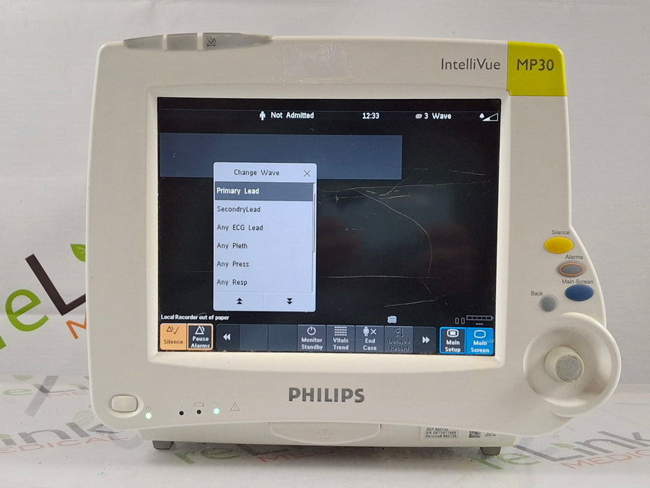 Philips IntelliVue MP30 Patient Monitor