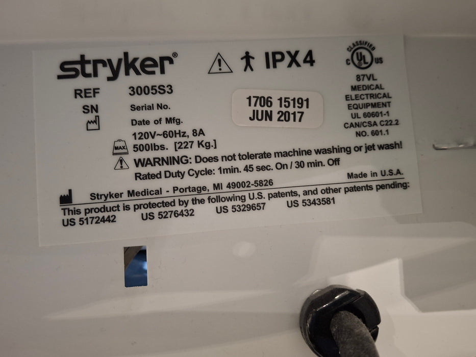 Stryker Secure III 3005 Hospital Bed