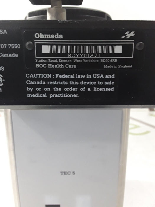 Datex-Ohmeda Isotec 5 Isoflurane Vaporizer