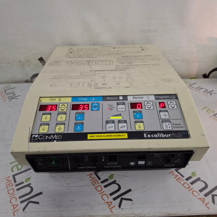 ConMed Aspen Excalibur Plus Electrosurgical Unit