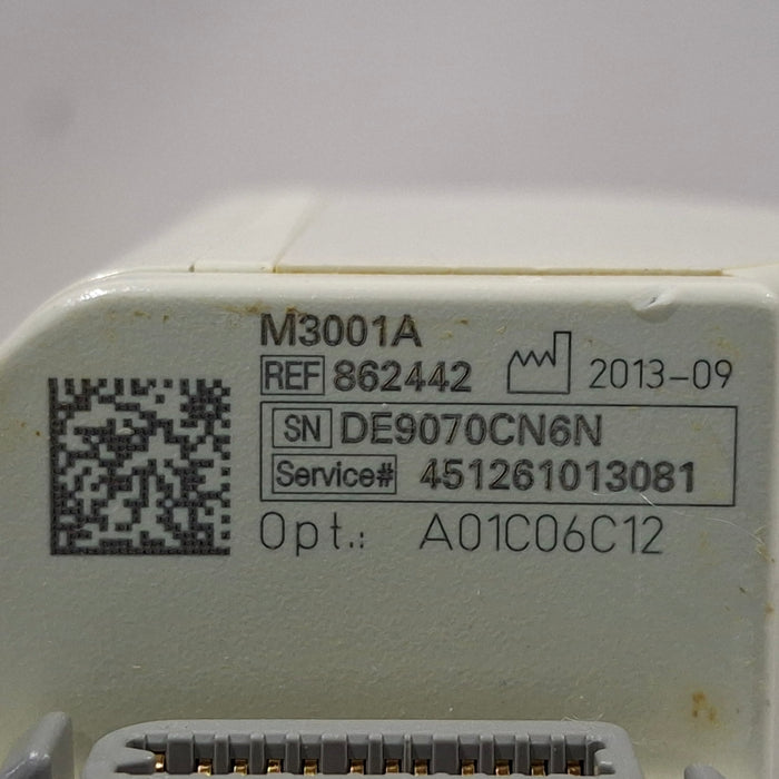 Philips M3001A-A01C06C12 Fast SpO2, NIBP, 12 lead ECG, Temp, IBP MMS Module