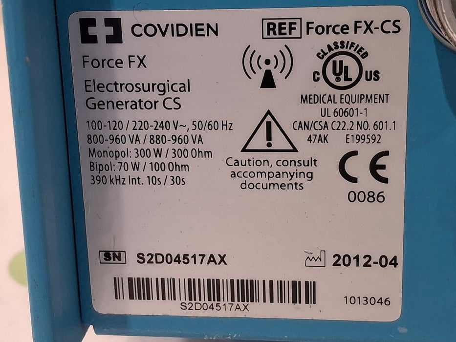 Covidien Force FX-CS Electrosurgical Unit