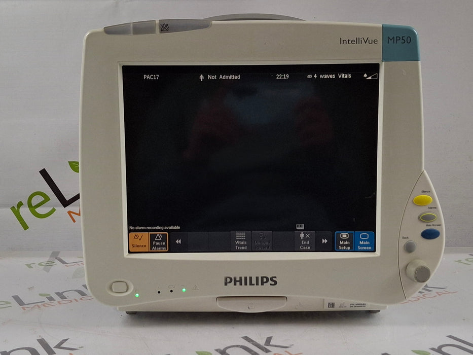 Philips IntelliVue MP50 Patient Monitor