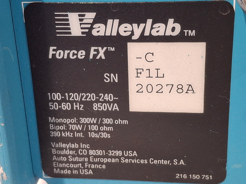 Covidien Valleylab Force FX-C Electrosurgical Generator