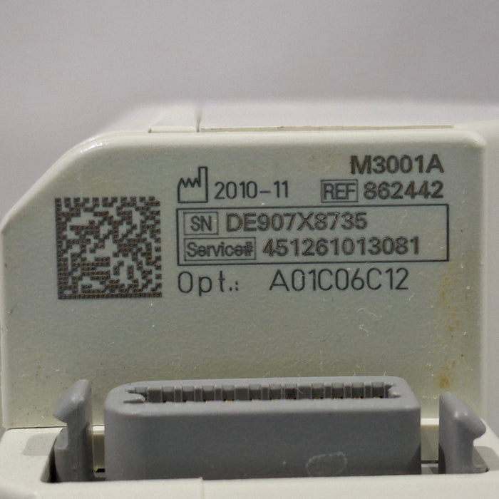 Philips M3001A-A01C06C12 Fast SpO2, NIBP, 12 lead ECG, Temp, IBP MMS Module