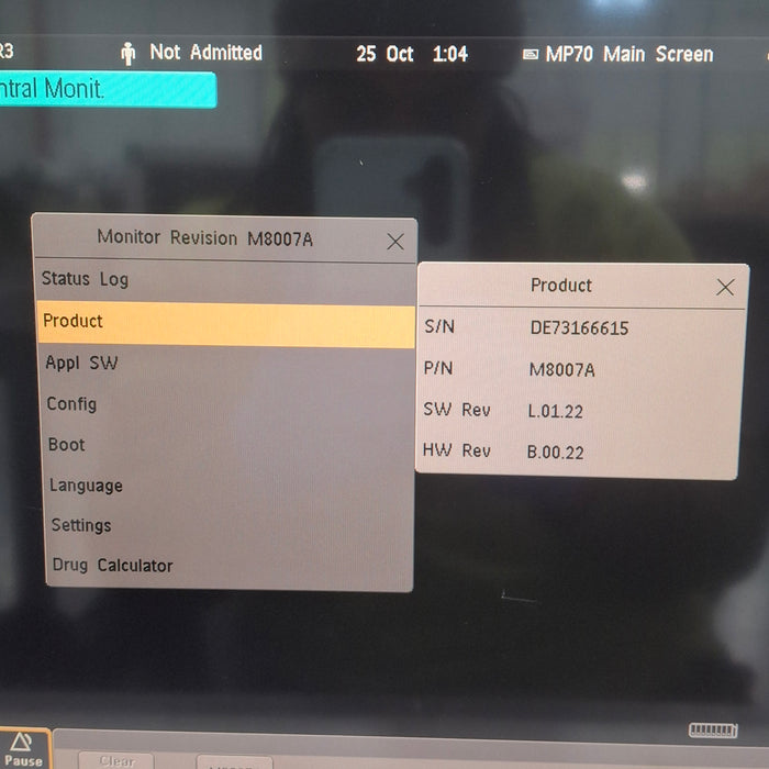 Philips IntelliVue MP70 - Anesthesia Patient Monitor