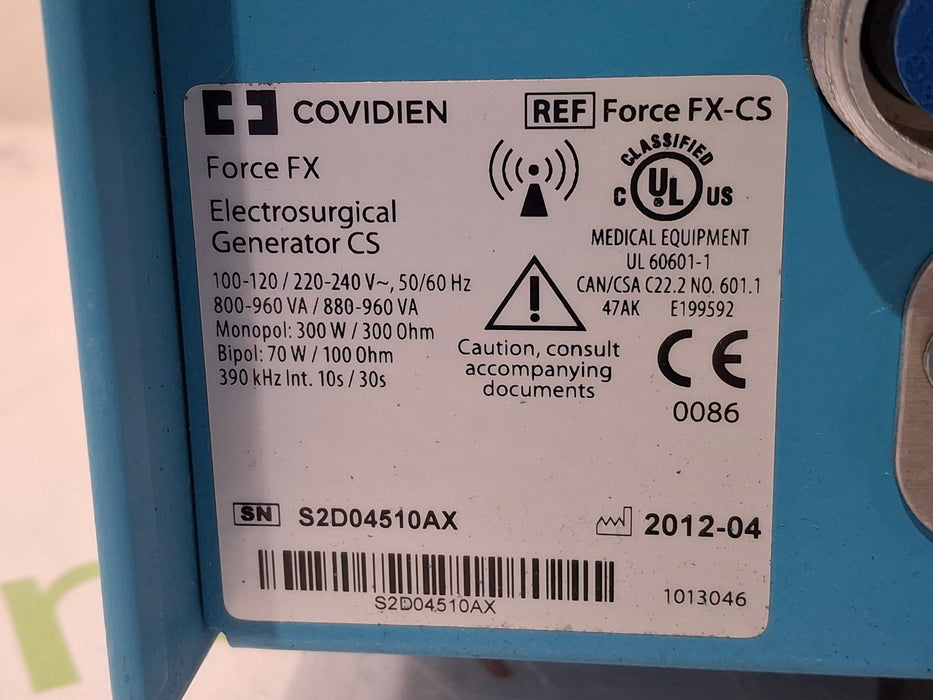 Covidien Force FX-CS Electrosurgical Unit