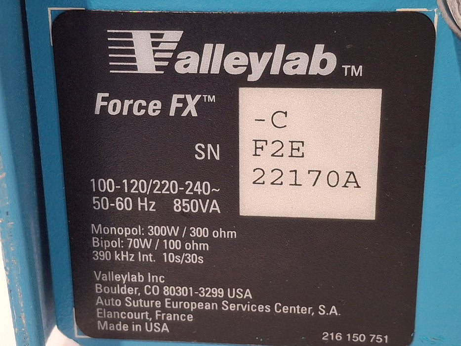 Covidien Valleylab Force FX-C Electrosurgical Generator